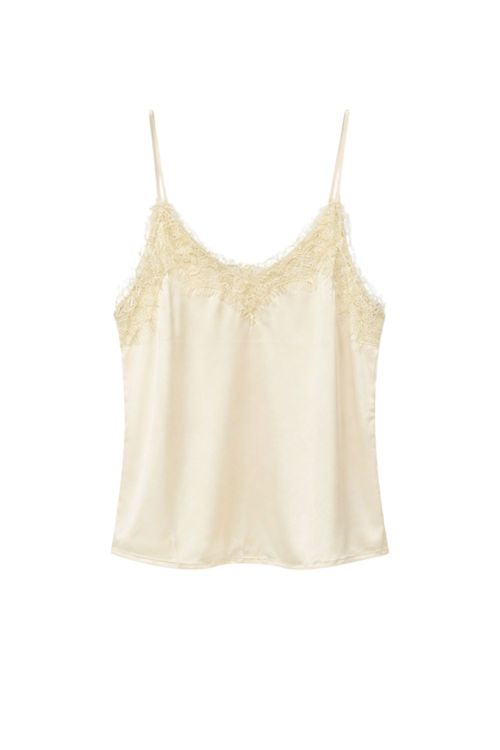 slow style, roupas, roupa feminina,regata livia, regata feminina, regata acetinada, regata com renda, regata de alças finas, blusa feminina elegante, regata sofisticada, moda feminina, regata para festa, regata casual chic.