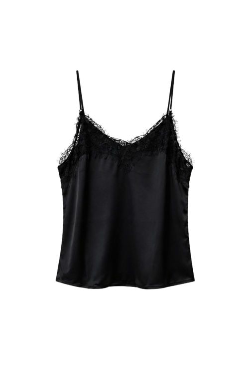 slow style, roupas, roupa feminina,regata livia, regata feminina, regata acetinada, regata com renda, regata de alças finas, blusa feminina elegante, regata sofisticada, moda feminina, regata para festa, regata casual chic.