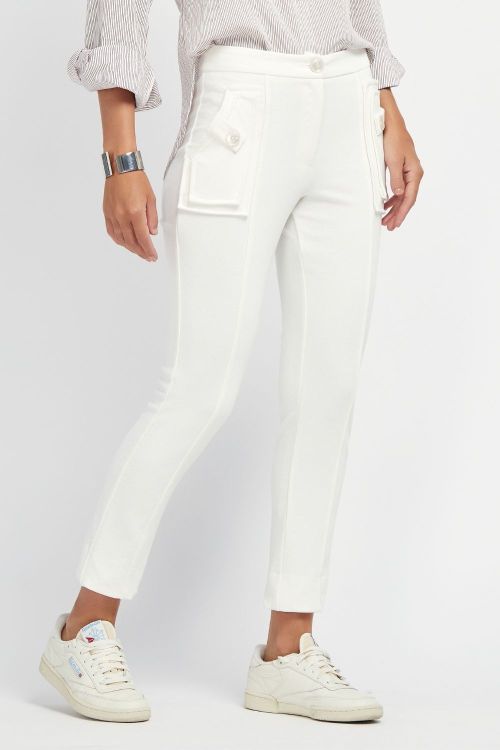 slow style, roupas, roupa feminina, calça flavia off white, calça cintura alta, calça elegante feminina, calça social feminina, calça com botões