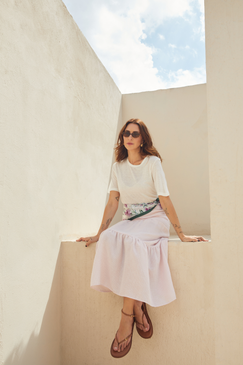 slow style, roupas, roupa feminina, blusa feminina branca, blusa vera visco linho, blusa feminina gola careca