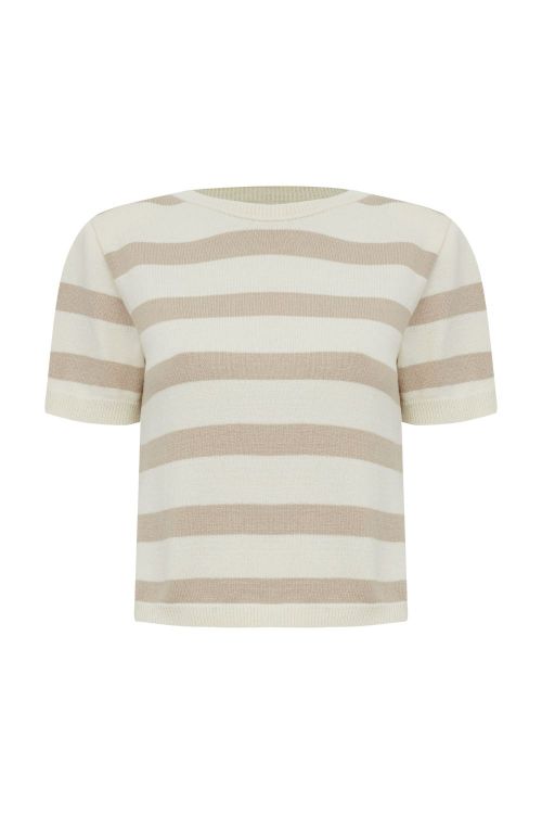 blusa listrada feminina, blusa de malha listras, blusa casual elegante, blusa Diana, blusa atemporal.
