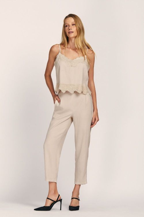 slow style, roupas, roupa feminina, calça feminina areia, calça feminina marilia , calça feminina com faixa.