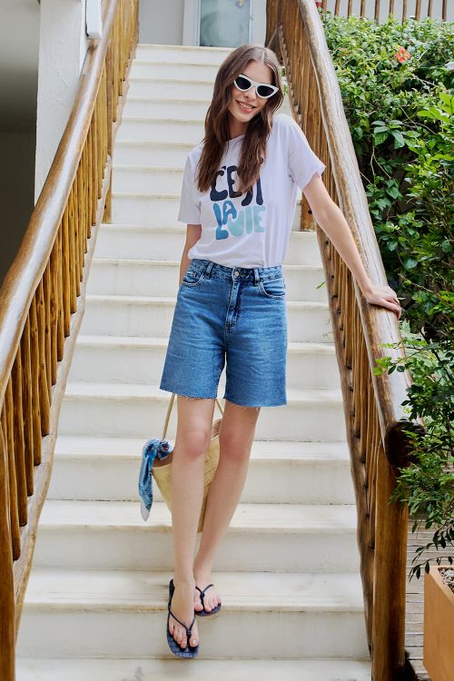 slow style, roupas, roupa feminina, blusa erika branca, blusa feminina, t-shirt de algodão